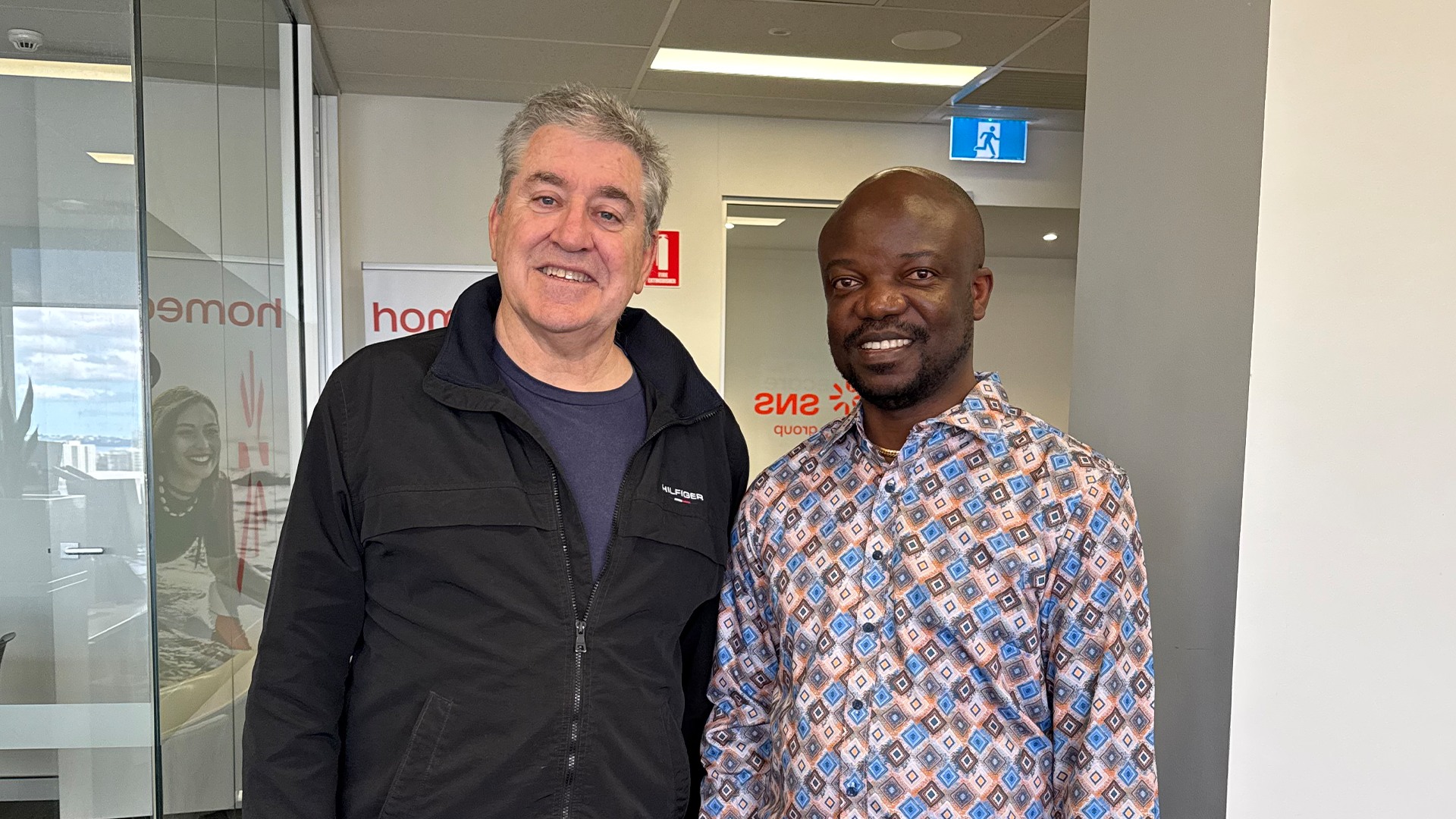 Martin Yenga celebrating more than 1,000 shifts with SNS Healthcare in Perth, Western Australia